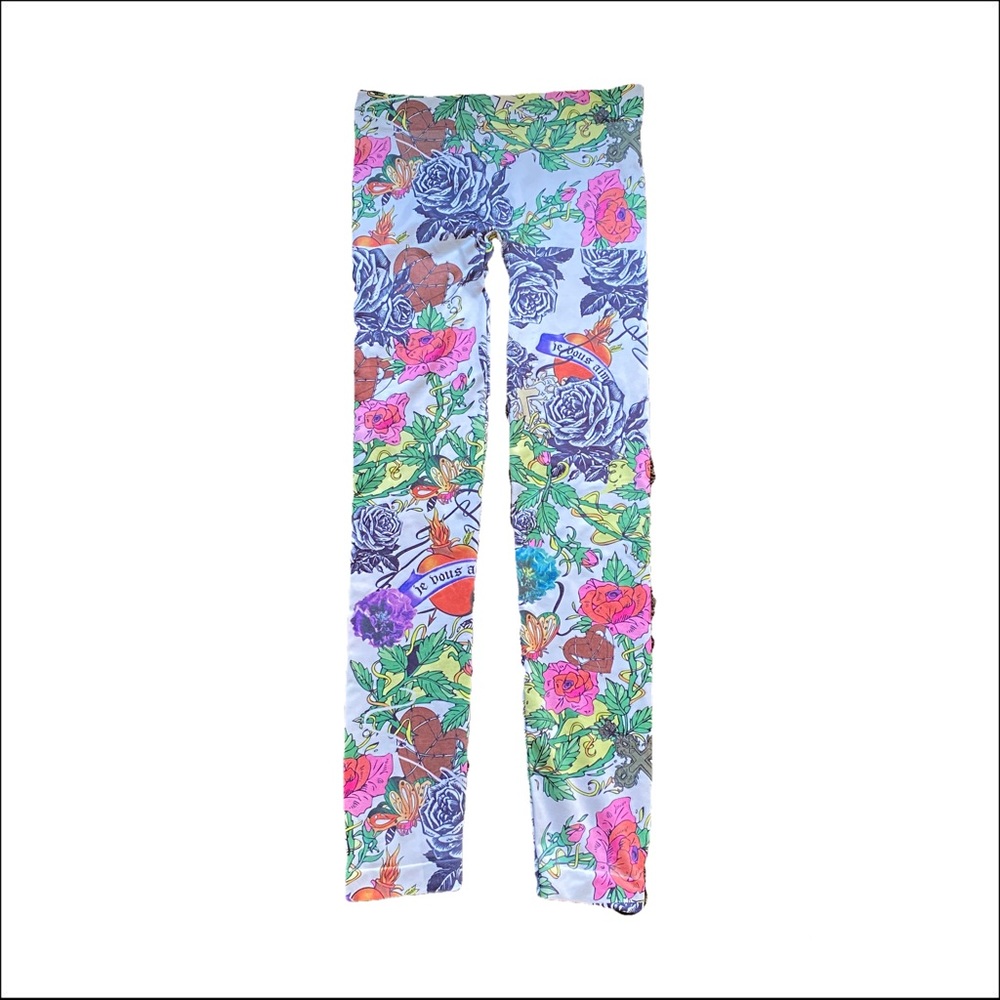 Rose Pattern Leggings